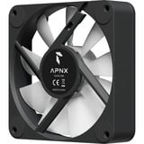 APNX FP1-R 120-3 Pack inversé ventilateurs de boîtier RGB  Noir, 3 pièces, 120 x 120 x 30 mm, PWM