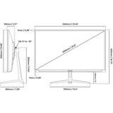 Arozzi Nova 24T1K200 23.8" Moniteur gaming Noir, 1x DisplayPort, 1x HDMI, 200 Hz