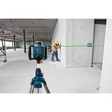 Bosch 0 601 061 700 niveau laser Niveau de ligne 300 m 532 nm (< 5 mW), Laser rotatif Bleu, 300 m, 0,1 mm/m, 5°, 600 tr/min, Vert, 3R