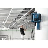 Bosch 0 601 061 700 niveau laser Niveau de ligne 300 m 532 nm (< 5 mW), Laser rotatif Bleu, 300 m, 0,1 mm/m, 5°, 600 tr/min, Vert, 3R