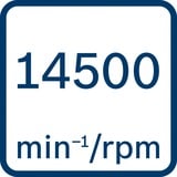 Bosch GHO 12V-20 Professional Noir, Bleu, Rouge 14500 tr/min, Rabot électrique Bleu/Noir, Noir, Bleu, Rouge, 14500 tr/min, 5,6 cm, 1,7 cm, 2,5 m/s², Batterie