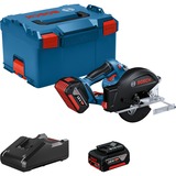 Bosch GKM 18V-50 PROFESSIONAL 13,6 cm Noir, Bleu, Rouge 4250 tr/min, Scie circulaire Bleu/Noir, Métal, Noir, Bleu, Rouge, 13,6 cm, 4250 tr/min, 2 cm, Batterie