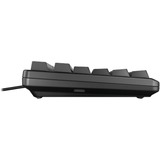 CHERRY G80-3000N RGB TKL clavier Universel USB QWERTY US International Noir Noir, Layout EU (QWERTY), Cherry MX Red Silent, 80% (TKL), Avec fil, USB, Clavier mécanique, QWERTY, LED RGB, Noir