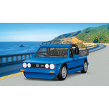 COBI Volkswagen Golf GTI British Version Cabriolet (1984), Jouets de construction Bleu