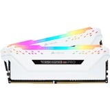 Corsair 32 Go DDR4-3200 (2x 16 Go) mémoire vive Blanc, CMW32GX4M2E3200C16W, XMP 2.0