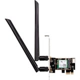 D-Link AX3000 Interne WLAN / Bluetooth 2402 Mbit/s, Adaptateur WLAN Interne, Sans fil, PCI Express, WLAN / Bluetooth, 2402 Mbit/s, Noir