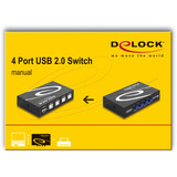DeLOCK Switch USB 2.0 4 ports manuel usb-switcher 