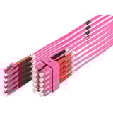 Digitus Câble de raccordement LWL, duplex, connecteur LC > SC, multimode OM4 Violet clair