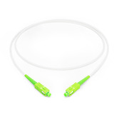 Digitus Câble de raccordement fibre optique simplex, renforcé en acier, monomode, SC/APC > SC/APC Blanc
