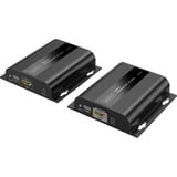 Digitus Extendeur vidéo 4K USB-C > HDMI, 200 mètres, Extension HDMI Noir