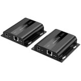 Digitus Extendeur vidéo 4K USB-C > HDMI, 200 mètres, Extension HDMI Noir