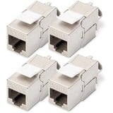Digitus Module Keystone CAT 6A blindé sans outil 4 pcs, Module de Keystone 