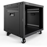 Digitus Rack universel 19 pouces avec roulettes, Boîtier de serveur en rack Noir