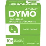 Dymo 12mm LetraTAG Plastic tape ruban d'étiquette Polyester, Belgique, 4 m, 1 pièce(s), 22 mm, 96 mm