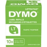 Dymo 12mm LetraTAG Plastic tape ruban d'étiquette Polyester, Belgique, 4 m, 1 pièce(s), 22 mm, 96 mm