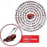 EINHELL GE-CM 18/30 Li (1x3,0Ah) Tondeuse à gazon poussée Batterie Noir, Rouge Rouge/Noir, 0Ah), Tondeuse à gazon poussée, 150 m², 30 cm, 3 cm, 7 cm, Lames cylindriques