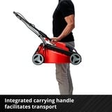 EINHELL GE-CM 18/30 Li (1x3,0Ah) Tondeuse à gazon poussée Batterie Noir, Rouge Rouge/Noir, 0Ah), Tondeuse à gazon poussée, 150 m², 30 cm, 3 cm, 7 cm, Lames cylindriques