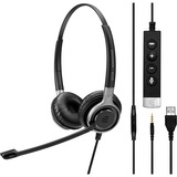 EPOS | Sennheiser IMPACT SC 665 USB, Casque/Écouteur Noir