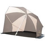 Easy Camp Coast Parasol de plage Autres Gris, Sable, Tente Gris/Beige, Parasol de plage, Autres, Gris, Sable, Polyester, Aluminium, Monochromatique