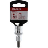 GEDORE Douille tournevis rouge, 1/2", Clés mixtes à cliquet Chrome