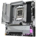 GIGABYTE B650M A ELITE AX ICE carte mère socket AM5 Argent, RAID, 2.5 Gb-LAN, WLAN, BT, Sound, µATX