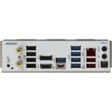 GIGABYTE B650M A ELITE AX ICE carte mère socket AM5 Argent, RAID, 2.5 Gb-LAN, WLAN, BT, Sound, µATX