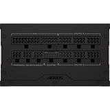 GIGABYTE GP-AE850PM PG5 alimentation  modulaire 850 watt Noir, 1x 12VHPWR, 6x PCIe, 80 PLUS Platinum, Conception entièrement modulaire, Ventilateur de 120 mm, Compatible ATX 3.0, Prise EU, 850 W, 100 - 240 V, 50/60 Hz, 12 A, Actif, 125 W