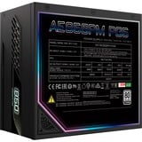 GIGABYTE GP-AE850PM PG5 alimentation modulaire 850 watt Noir, 1x 12VHPWR, 6x PCIe, 80 PLUS Platinum, Conception entièrement modulaire, Ventilateur de 120 mm, Compatible ATX 3.0, Prise EU, 850 W, 100 - 240 V, 50/60 Hz, 12 A, Actif, 125 W
