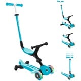 GLOBBER Go-Up Active Lights 360, Trottinette Bleu