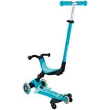 GLOBBER Go-Up Active Lights 360, Trottinette Bleu