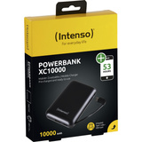 Intenso 7314530 banque d'alimentation électrique Lithium Polymère (LiPo) 10000 mAh Noir, Powerbank Noir, 10000 mAh, Lithium Polymère (LiPo), Noir