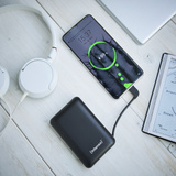 Intenso 7314530 banque d'alimentation électrique Lithium Polymère (LiPo) 10000 mAh Noir, Powerbank Noir, 10000 mAh, Lithium Polymère (LiPo), Noir