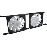 Inter-Tech 88885647, Ventilateur de boîtier Noir