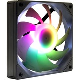 Inter-Tech Argus ES-011 ventilateur de boîtier RGB  Noir, 120 x 120 x 25 mm, PWM