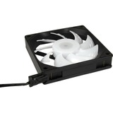Inter-Tech Argus ES-011 ventilateur de boîtier RGB  Noir, 120 x 120 x 25 mm, PWM