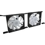 Inter-Tech Argus ES-011 ventilateur de boîtier RGB  Noir, 120 x 120 x 25 mm, PWM