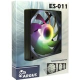 Inter-Tech Argus ES-011 ventilateur de boîtier RGB  Noir, 120 x 120 x 25 mm, PWM
