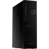 Inter-Tech S-331 Bureau Noir, Logement Bureau Noir, Bureau, PC, Noir, micro ATX, Mini-ITX, 7,5 cm, 23 cm