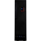 Inter-Tech S-331 Bureau Noir, Logement Bureau Noir, Bureau, PC, Noir, micro ATX, Mini-ITX, 7,5 cm, 23 cm