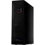 Inter-Tech S-331 Bureau Noir, Logement Bureau Noir, Bureau, PC, Noir, micro ATX, Mini-ITX, 7,5 cm, 23 cm