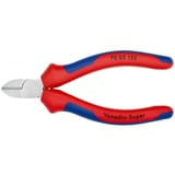 KNIPEX 70 05 125, Tenailles de cran Rouge/Bleu