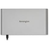 Kensington UH1440P Station d’accueil mobile USB-C 5 Gbits/s sans pilote avec double sortie vidéo – DP/HDMI/VGA, Station d'accueil Argent, Avec fil, USB 3.2 Gen 1 (3.1 Gen 1) Type-C, 85 W, 3,5 mm, 10,1000,100 Mbit/s, Argent
