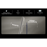 LG  32" 5K UHD Moniteur  Argent/Noir