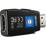 Lindy Émulateur EDID HDMI 4K60, Adaptateur Noir