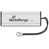 MediaRange MR919 lecteur USB flash 256 Go USB Type-A 3.2 Gen 1 (3.1 Gen 1) Noir, Argent, Clé USB Argent/Noir, 256 Go, USB Type-A, 3.2 Gen 1 (3.1 Gen 1), 100 Mo/s, Slide, Noir, Argent