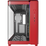 Montech  boîtier midi tower Rouge | 2x USB-A | 1x USB-C | RGB | Verre Trempé