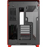 Montech  boîtier midi tower Rouge | 2x USB-A | 1x USB-C | RGB | Verre Trempé