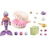 PLAYMOBIL Princess Magic Sirène avec coquille de perle, Jouets de construction 