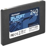 Patriot Burst Elite 240 Go SSD Noir, PBE240GS25SSDR, SATA 6 Gb/s