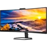 Philips 5000 series 34E1C5600HE/00 LED display 86,4 cm (34") 3440 x 1440 pixels 4K Ultra HD Noir Moniteur UltraWide  Noir, 86,4 cm (34"), 3440 x 1440 pixels, 4K Ultra HD, LED, 4 ms, Noir